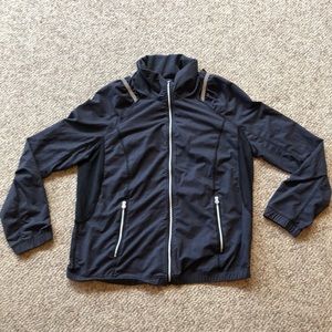 Lululemon black lightweight see thru jacket sz sm
